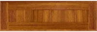 Flat  Panel  Bullnose  Teak  Drawer Front